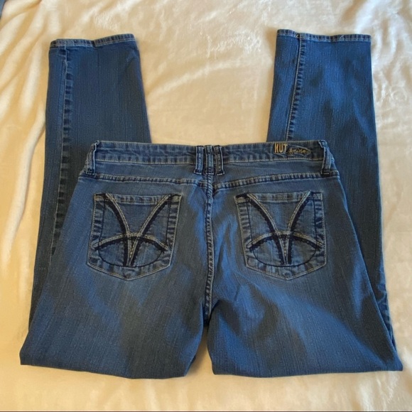 KUT FROM THE KLOTH / Katy Boyfriend Straight Leg Jeans Size 12 - Picture 1 of 10